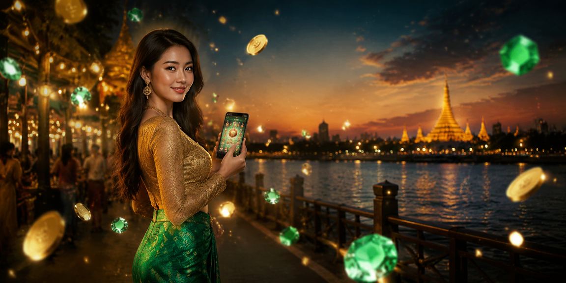 ရန်ကုန်မြစ်နားတွင် အားကစားလောင်းကစားနေသော လူများ